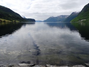 Lake Hornindalsvatnet, the deepest lake in Norway and 13th deepest in the world.