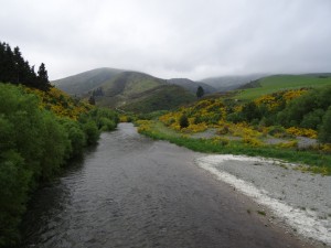 Driving to Lake Tecapo