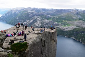 View from a small ledge above