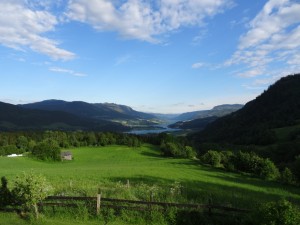 View of the valley out the back