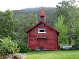 Storage barn off to the side