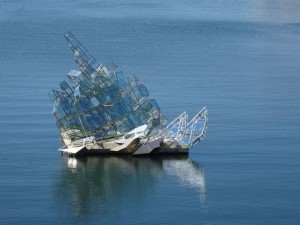 Sculpture in the bay