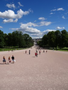 View of the park from the Royal Palace