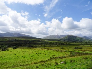 Views of mountains to the west