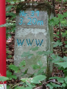 These markers were all throughout the hike, still haven't figured out their meaning.