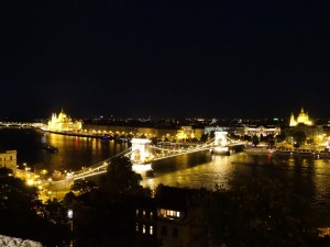 Chain Bridge from Buda Castle