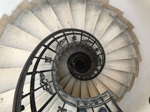 Stairs up to the top of St. Stephen's