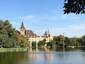 Castle in City Park, across from Heroes Square